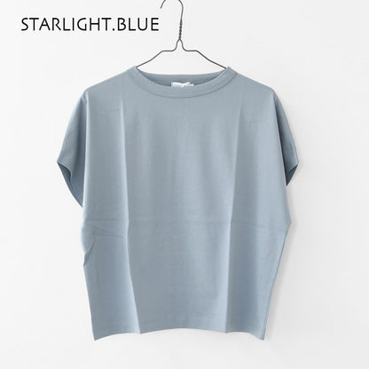 Handvaerk [ハンドバーク] W 60/2 CAP SLEEVE T-SHIRT SOLID [6223] 60/2 キャップスリーブTシャツ ソリッド[2025SS]