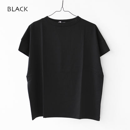 Handvaerk [ハンドバーク] W 60/2 BOTTLE NECK S/S T-SHIRT SOLID [6250] 60/2 ボトルネックTシャツ SOLID [2026SS]