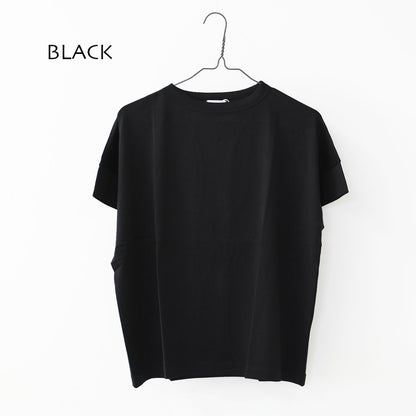 Handvaerk [ハンドバーク] W 60/2 BOTTLE NECK S/S T-SHIRT SOLID [6250] 60/2 ボトルネックTシャツ SOLID [2025SS]