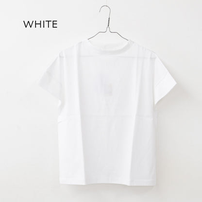 Handvaerk [ハンドバーク] W 60/2 BOTTLE NECK S/S T-SHIRT SOLID [6250] 60/2 ボトルネックTシャツ SOLID [2025SS]