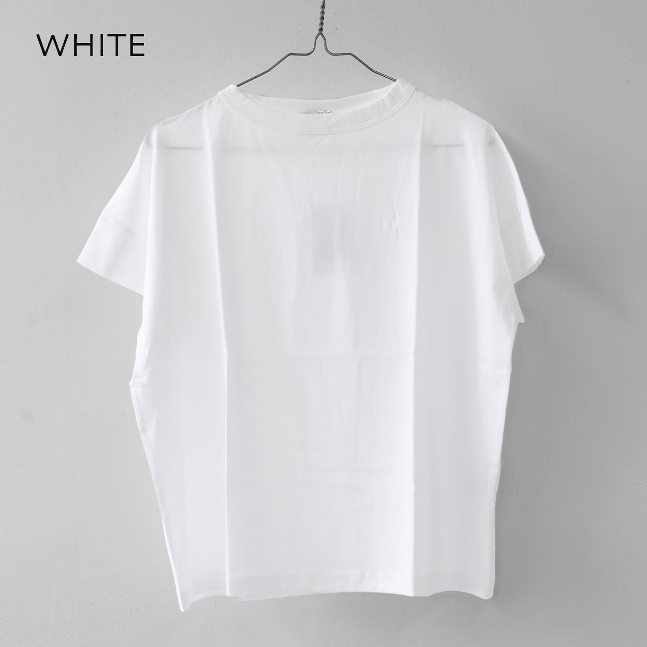 Handvaerk [ハンドバーク] W 60/2 BOTTLE NECK S/S T-SHIRT SOLID [6250] 60/2 ボトルネックTシャツ SOLID [2026SS]