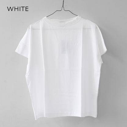 Handvaerk [ハンドバーク] W 60/2 BOTTLE NECK S/S T-SHIRT SOLID [6250] 60/2 ボトルネックTシャツ SOLID [2026SS]