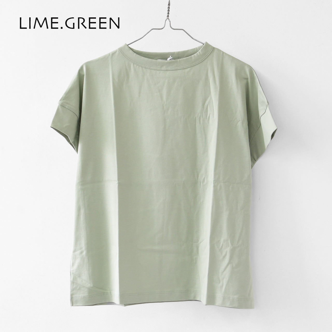 Handvaerk [ハンドバーク] W 60/2 BOTTLE NECK S/S T-SHIRT SOLID [6250] 60/2 ボトルネックTシャツ SOLID [2026SS]