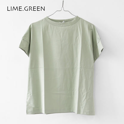 Handvaerk [ハンドバーク] W 60/2 BOTTLE NECK S/S T-SHIRT SOLID [6250] 60/2 ボトルネックTシャツ SOLID [2026SS]