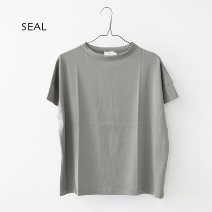 Handvaerk [ハンドバーク] W 60/2 BOTTLE NECK S/S T-SHIRT SOLID [6250] 60/2 ボトルネックTシャツ SOLID [2025SS]