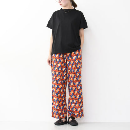 Handvaerk [ハンドバーク] W 60/2 BOTTLE NECK S/S T-SHIRT SOLID [6250] 60/2 ボトルネックTシャツ SOLID [2025SS]