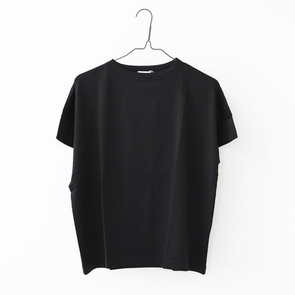 Handvaerk [ハンドバーク] W 60/2 BOTTLE NECK S/S T-SHIRT SOLID [6250] 60/2 ボトルネックTシャツ SOLID [2025SS]