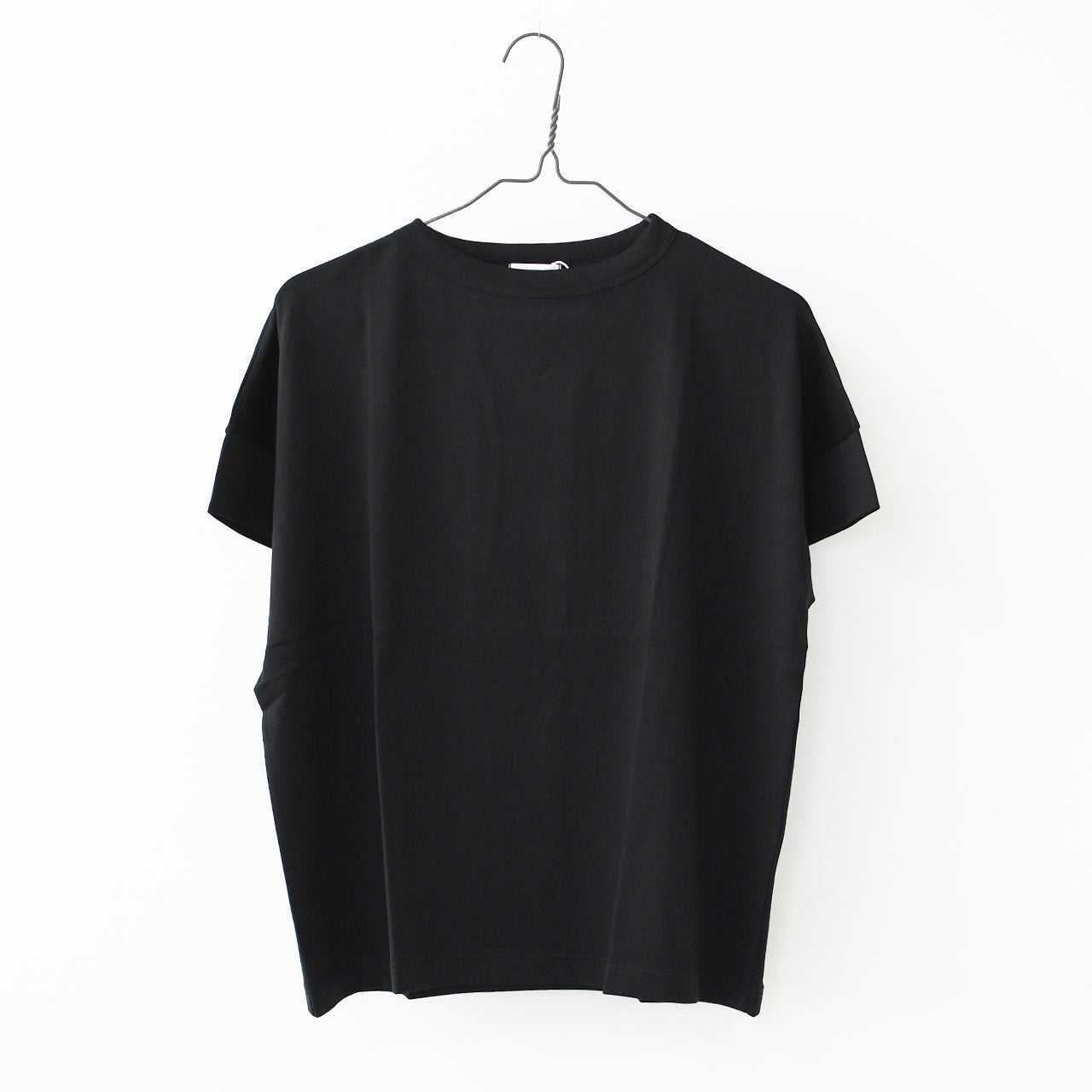 Handvaerk [ハンドバーク] W 60/2 BOTTLE NECK S/S T-SHIRT SOLID [6250] 60/2 ボトルネックTシャツ SOLID [2026SS]