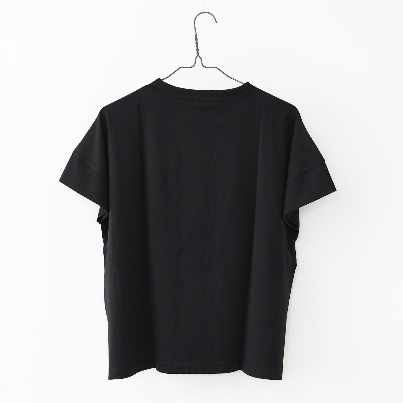 Handvaerk [ハンドバーク] W 60/2 BOTTLE NECK S/S T-SHIRT SOLID [6250] 60/2 ボトルネックTシャツ SOLID [2026SS]