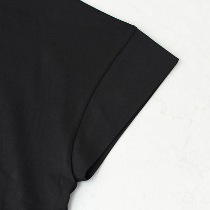 Handvaerk [ハンドバーク] W 60/2 BOTTLE NECK S/S T-SHIRT SOLID [6250] 60/2 ボトルネックTシャツ SOLID [2025SS]