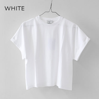 Handvaerk [ハンドバーク] 60/2 CREW NECK WIDE T-SHIRT  -SOLID- [6260-s] 60/2クルーネックワイドTシャツ-SOLID-・半袖Tシャツ・ワイドTシャツ・コットンTシャツ・無地・シンプル・着心地・LADY'S [2026SS]