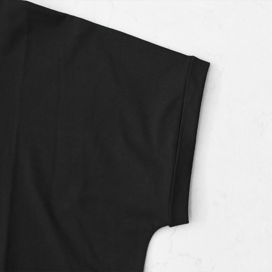 Handvaerk [ハンドバーク] 60/2 CREW NECK WIDE T-SHIRT  -SOLID- [6260-s] 60/2クルーネックワイドTシャツ-SOLID-・半袖Tシャツ・ワイドTシャツ・コットンTシャツ・無地・シンプル・着心地・LADY'S [2026SS]