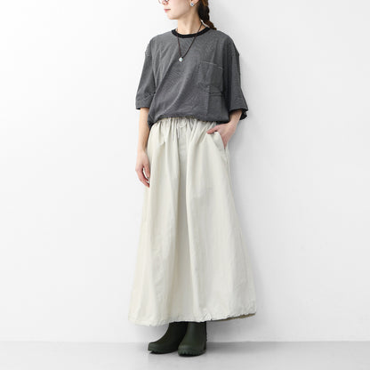 Handvaerk [ハンドバーク] 60/2 S/S BIG T-SHIRT  -STRIPE- [6524-b] 60/2 半袖ビッグTシャツ-ストライプ-・MEN'S [2026SS]