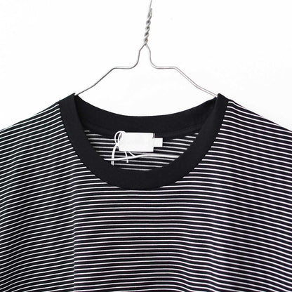 Handvaerk [ハンドバーク] 60/2 S/S BIG T-SHIRT  -STRIPE- [6524-b] 60/2 半袖ビッグTシャツ-ストライプ-・MEN'S [2025SS]