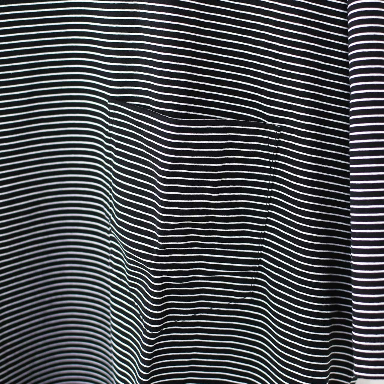 Handvaerk [ハンドバーク] 60/2 S/S BIG T-SHIRT  -STRIPE- [6524-b] 60/2 半袖ビッグTシャツ-ストライプ-・MEN'S [2026SS]