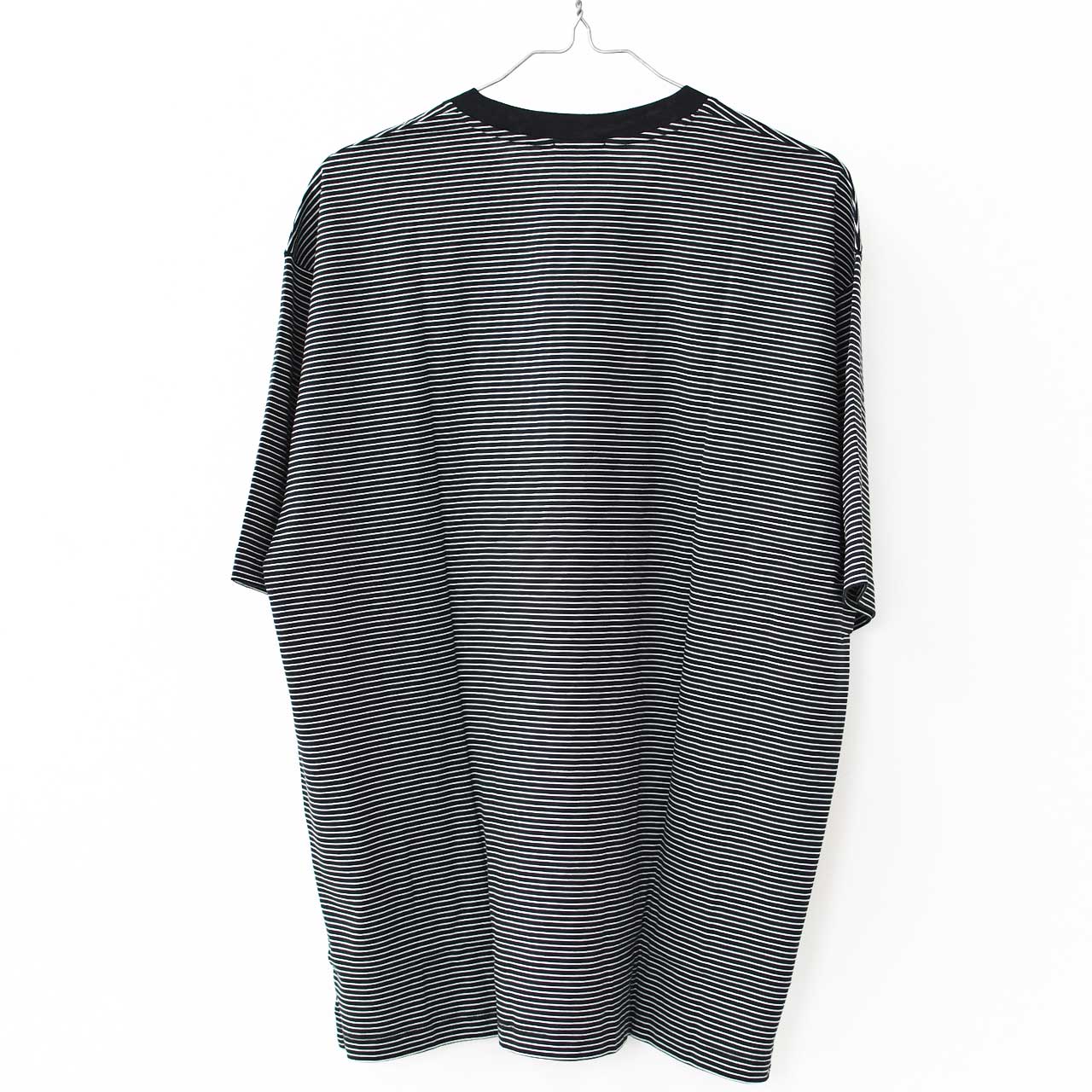Handvaerk [ハンドバーク] 60/2 S/S BIG T-SHIRT  -STRIPE- [6524-b] 60/2 半袖ビッグTシャツ-ストライプ-・MEN'S [2025SS]