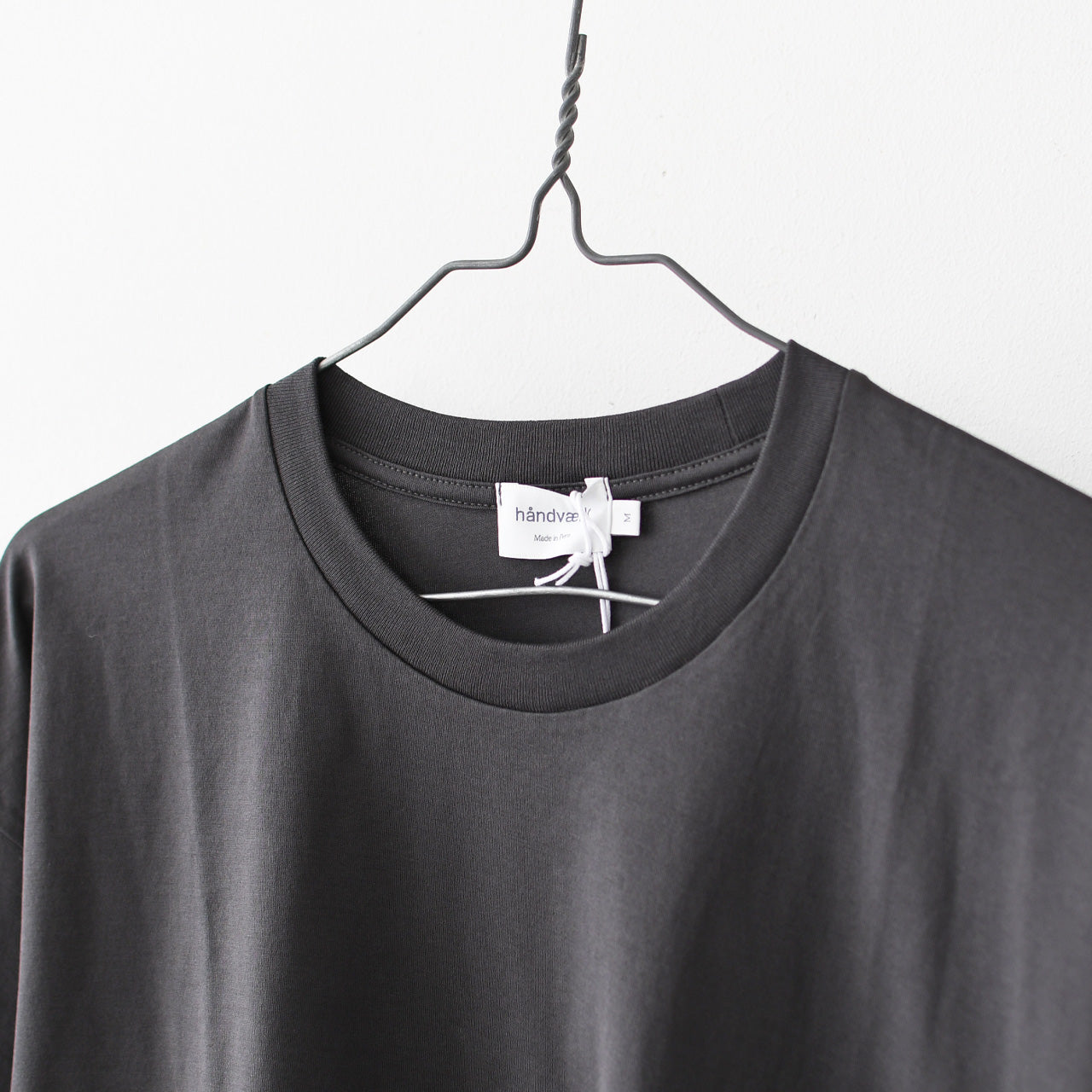 Handvaerk [ハンドバーク] 60/2 S/S BIG T-SHIRT [6524-s] 60/2 ショートスリーブビッグTシャツ・MEN'S [2026SS]