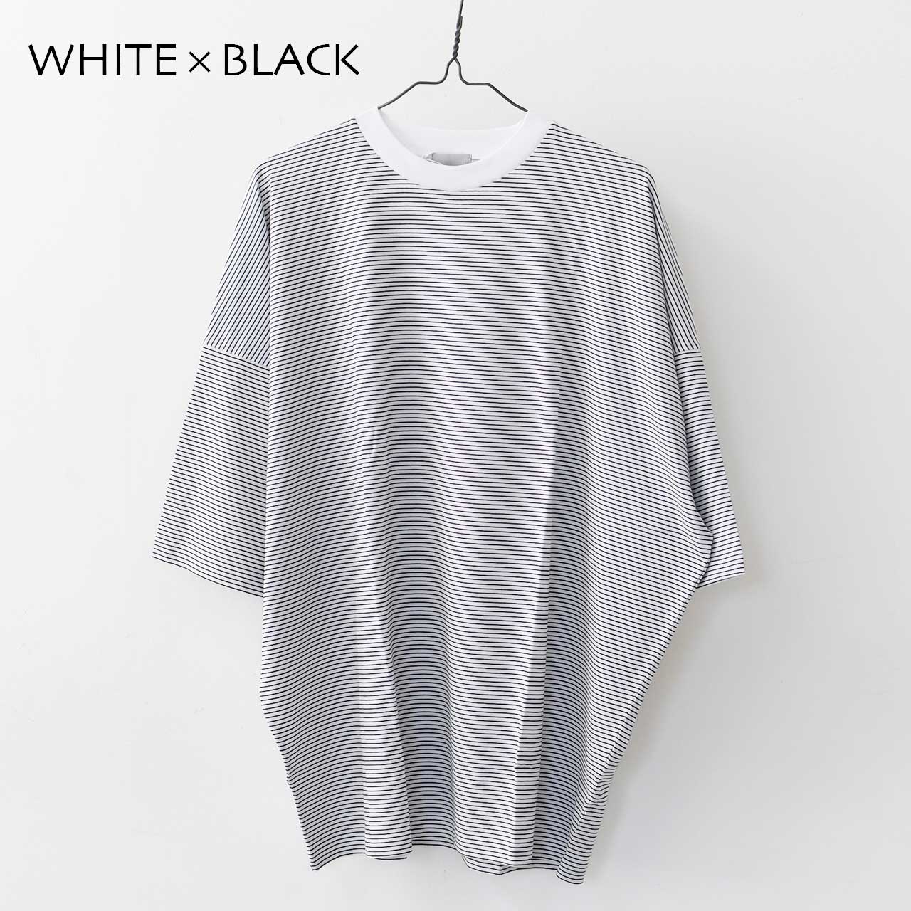 Handvaerk [ハンドバーク] 60/2 S/S TAPERED BIG T-SHIRT  -STRIPE- [6525-b] 60/2 半袖テーパードビッグTシャツ-ストライプ-・MEN'S [2025SS]