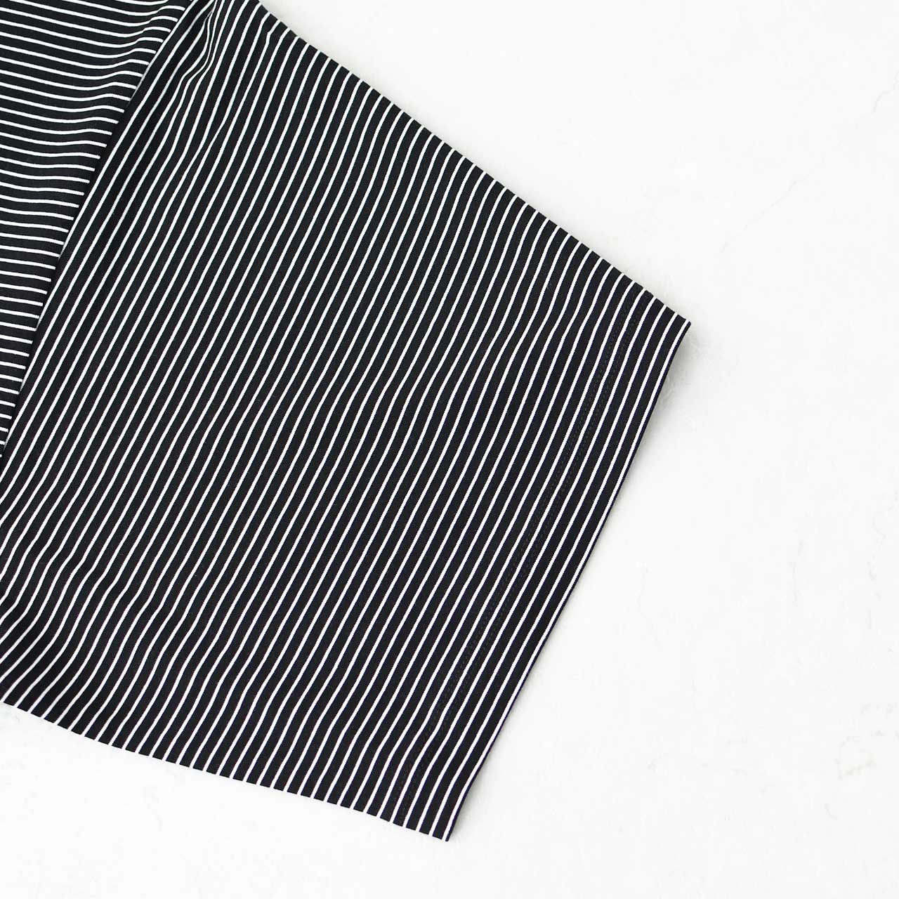 Handvaerk [ハンドバーク] 60/2 S/S TAPERED BIG T-SHIRT  -STRIPE- [6525-b] 60/2 半袖テーパードビッグTシャツ-ストライプ-・MEN'S [2025SS]