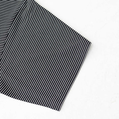 Handvaerk [ハンドバーク] 60/2 S/S TAPERED BIG T-SHIRT  -STRIPE- [6525-b] 60/2 半袖テーパードビッグTシャツ-ストライプ-・MEN'S [2025SS]