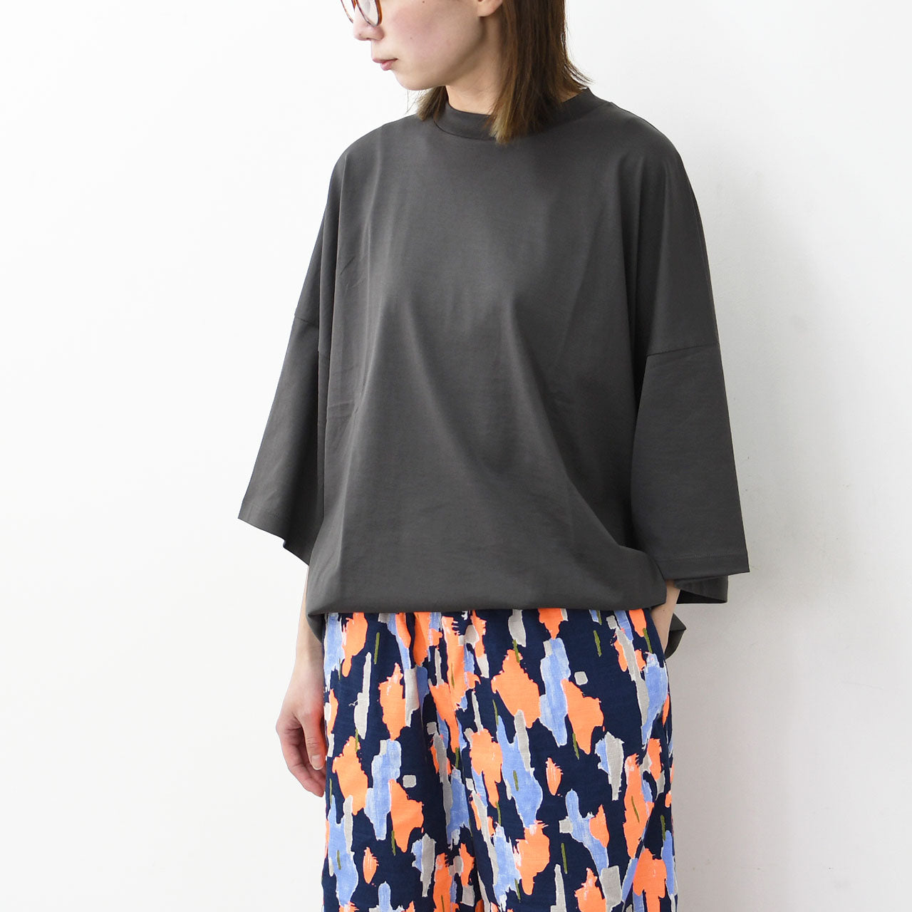 Handvaerk [ハンドバーク] 60/2 S/S TAPERED BIG T-SHIRT [6525-s] 60/2ショートスリーブテーパードビッグTシャツ・MEN'S [2025SS]