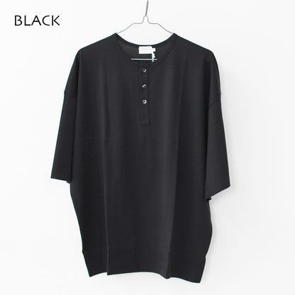 Handvaerk [ハンドバーク] 60/2 S/S TAPERED BIG HENRY T-SHIRT [6526] 60/2 ショートスリーブテーパードビッグヘンリーTシャツ・MEN'S [2025SS]