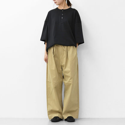 Handvaerk [ハンドバーク] 60/2 S/S TAPERED BIG HENRY T-SHIRT [6526] 60/2 ショートスリーブテーパードビッグヘンリーTシャツ・MEN'S [2025SS]