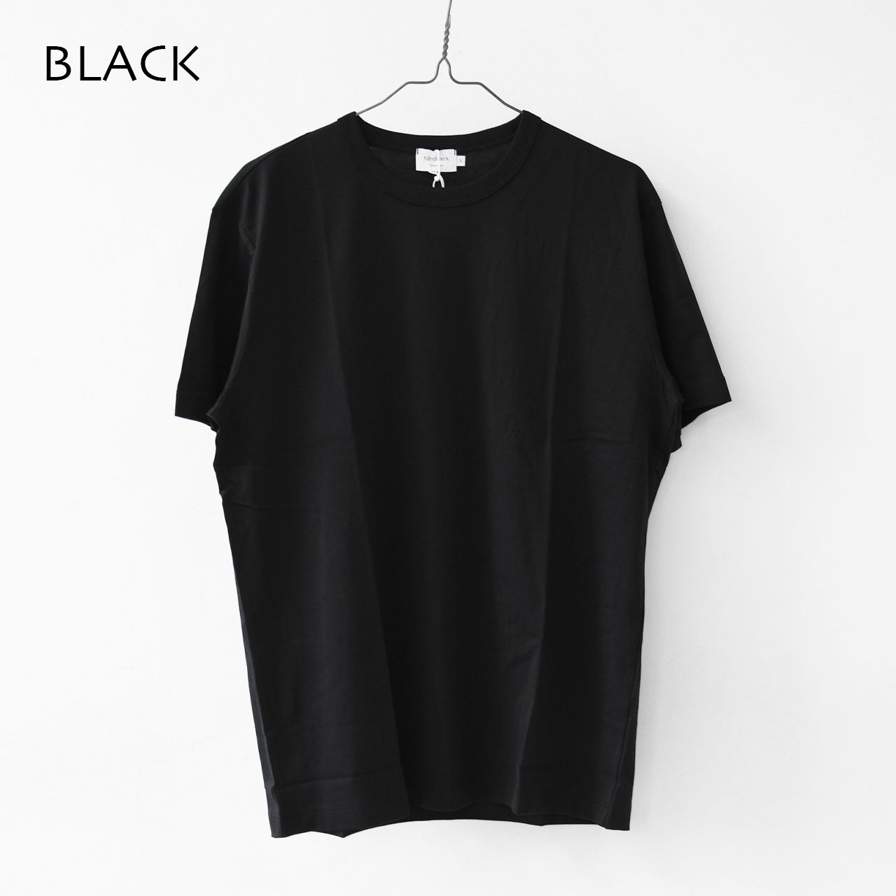 Handvaerk [ハンドバーク] M 60/2 NEW CREW NECK S/S T-SHIRT SOLID [6540] 60/2 クルーネックTシャツ SOLID・MEN'S [2026SS]