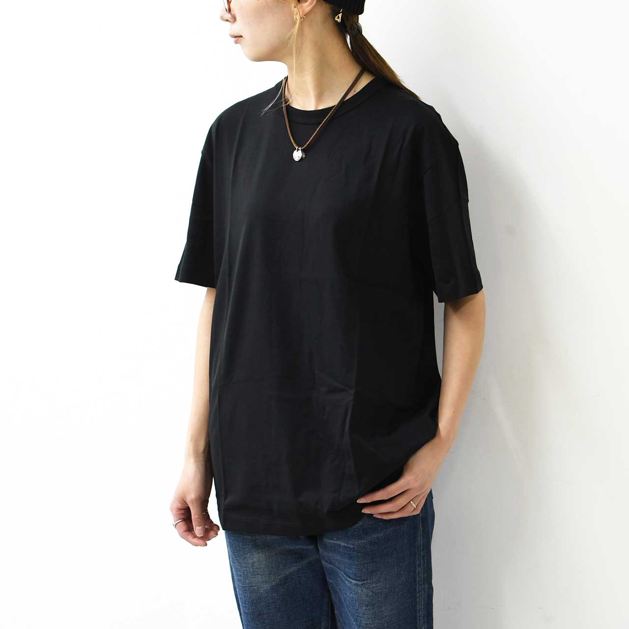 Handvaerk [ハンドバーク] M 60/2 NEW CREW NECK S/S T-SHIRT SOLID [6540] 60/2 クルーネックTシャツ SOLID・MEN'S [2025SS]