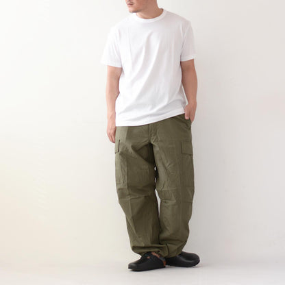 Handvaerk [ハンドバーク] M 60/2 NEW CREW NECK S/S T-SHIRT SOLID [6540] 60/2 クルーネックTシャツ SOLID・MEN'S [2025SS]
