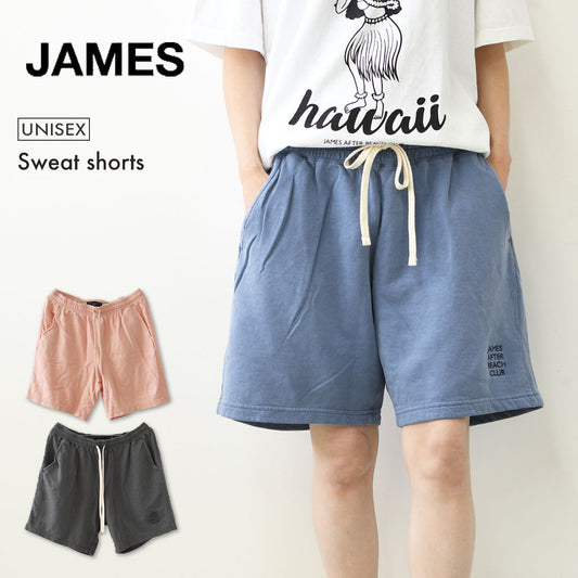 JAMES [ジェームス] Sweat shorts [JHP004]スウェットショーツ・ショートパンツ・ライトウェイト・刺繍・イージーパンツ・ワンポイントロゴ・キャンプ・アウトドア・ルームウェア・MEN'S / LADY'S [2026SS]