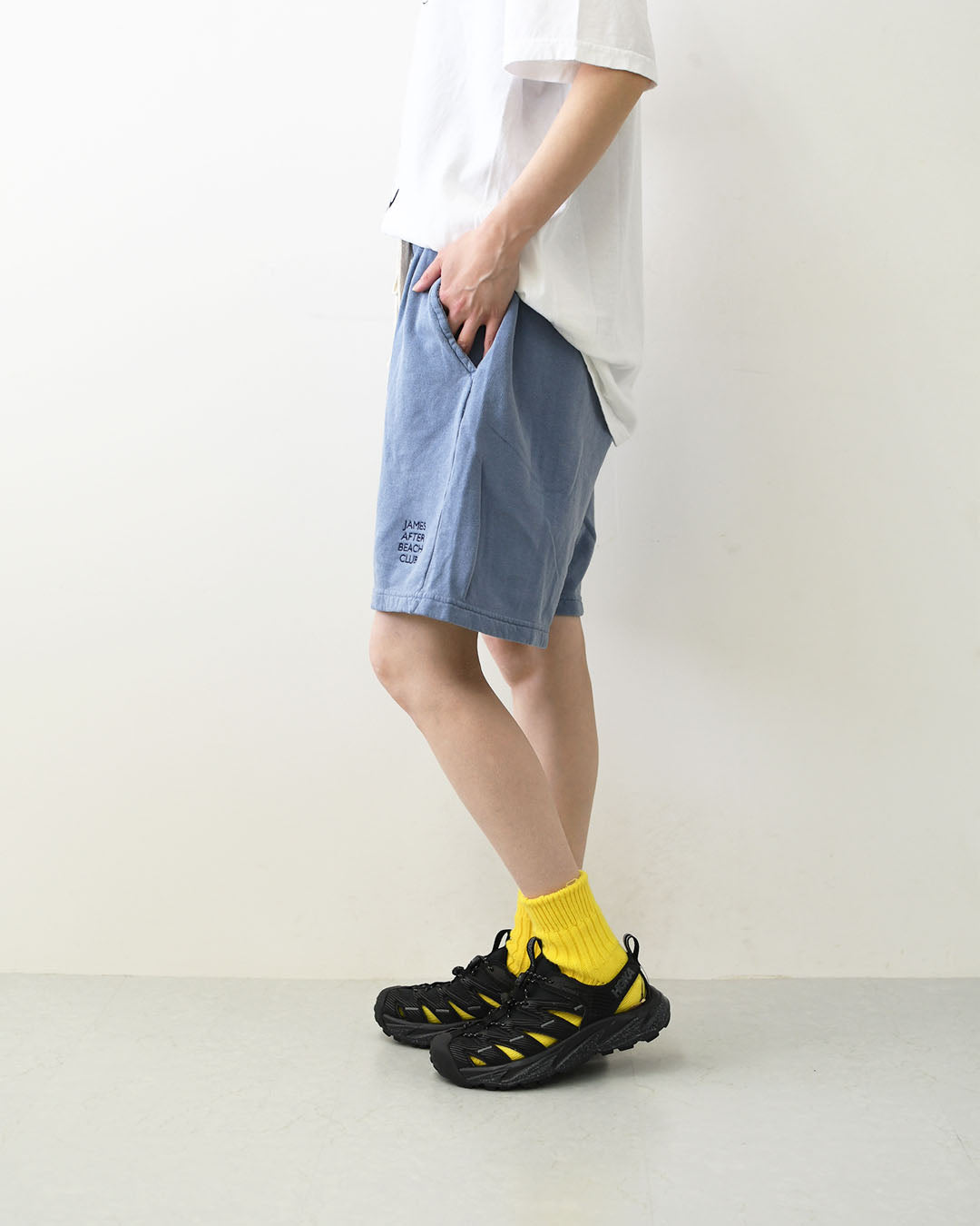 JAMES [ジェームス] Sweat shorts [JHP004]スウェットショーツ・ショートパンツ・ライトウェイト・刺繍・イージーパンツ・ワンポイントロゴ・キャンプ・アウトドア・ルームウェア・MEN'S / LADY'S [2026SS]