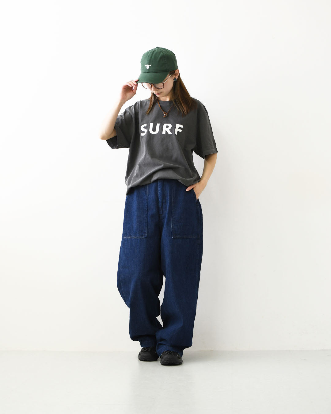JAMES [ジェームス] SURF T-shirt [JHT099] サーフティーシャツ・ゆったりシルエット・6.1oz USコットン・シンプル・ピグメント染め・MEN'S / LADY'S [2026SS]