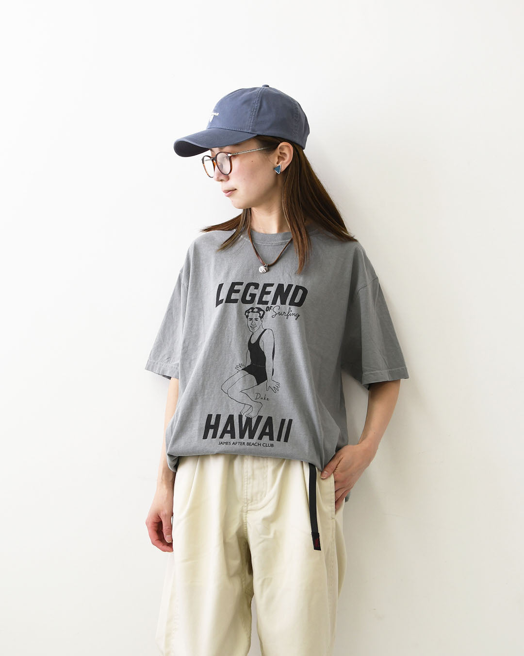 JAMES [ジェームス] LEGEND T-shirt [JHT100] レジェンドティーシャツ・TEEシャツ・綿・コットン・ゆったりシルエット・6.1oz USコットン・シンプル・ピグメント染め・MEN'S / LADY'S [2026SS]