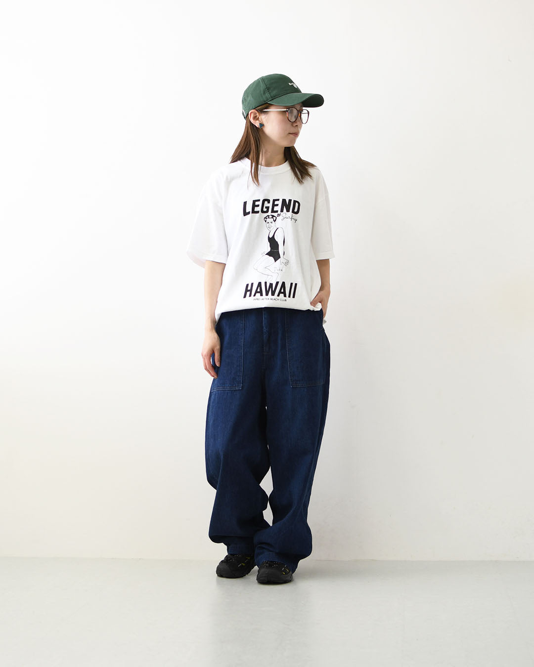 JAMES [ジェームス] LEGEND T-shirt [JHT100] レジェンドティーシャツ・TEEシャツ・綿・コットン・ゆったりシルエット・6.1oz USコットン・シンプル・ピグメント染め・MEN'S / LADY'S [2026SS]