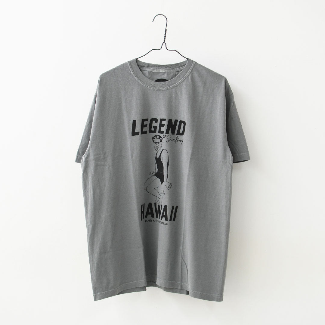 JAMES [ジェームス] LEGEND T-shirt [JHT100] レジェンドティーシャツ・TEEシャツ・綿・コットン・ゆったりシルエット・6.1oz USコットン・シンプル・ピグメント染め・MEN'S / LADY'S [2026SS]