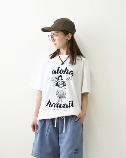 JAMES [ジェームス] HULA GIRL T-shirt [JHT101] フラガールティーシャツ・ゆったりシルエット・6.1oz USコットン・シンプル・ピグメント染め・MEN'S / LADY'S [2026SS]