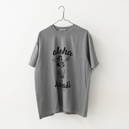 JAMES [ジェームス] HULA GIRL T-shirt [JHT101] フラガールティーシャツ・ゆったりシルエット・6.1oz USコットン・シンプル・ピグメント染め・MEN'S / LADY'S [2026SS]