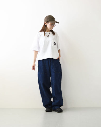 JAMES [ジェームス] JAMES ABC Pocket T-shirt [JHT102] ジェームス エービーシー ポケットTシャツ・ポケットTシャツ・Tシャツ・半袖・バックプリント・プリントシャツ・ロゴTシャツ・LADY'S [2026SS]