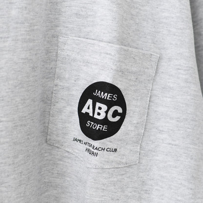 JAMES [ジェームス] JAMES ABC Pocket T-shirt [JHT102] ジェームス エービーシー ポケットTシャツ・ポケットTシャツ・Tシャツ・半袖・バックプリント・プリントシャツ・ロゴTシャツ・LADY'S [2026SS]