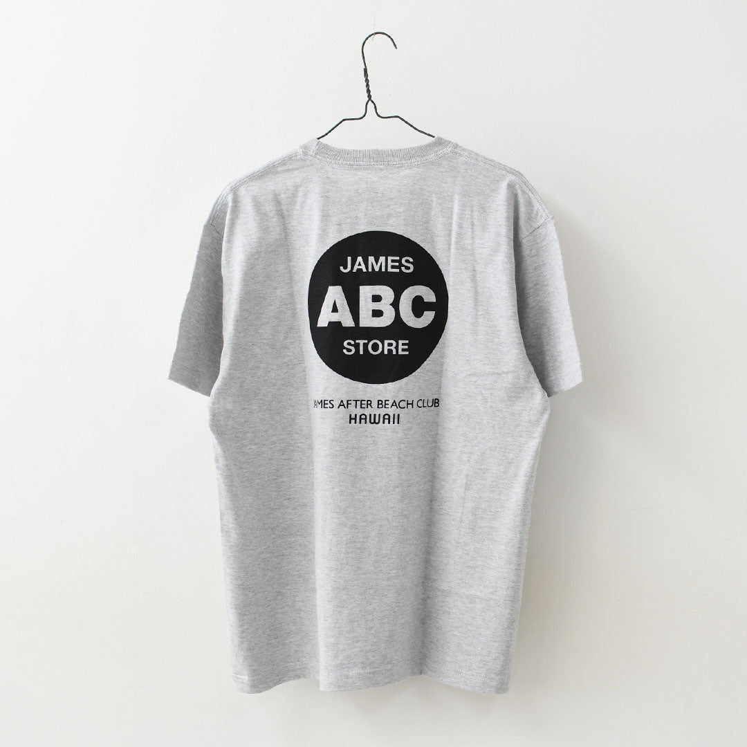 JAMES [ジェームス] JAMES ABC Pocket T-shirt [JHT102] ジェームス エービーシー ポケットTシャツ・ポケットTシャツ・Tシャツ・半袖・バックプリント・プリントシャツ・ロゴTシャツ・LADY'S [2026SS]