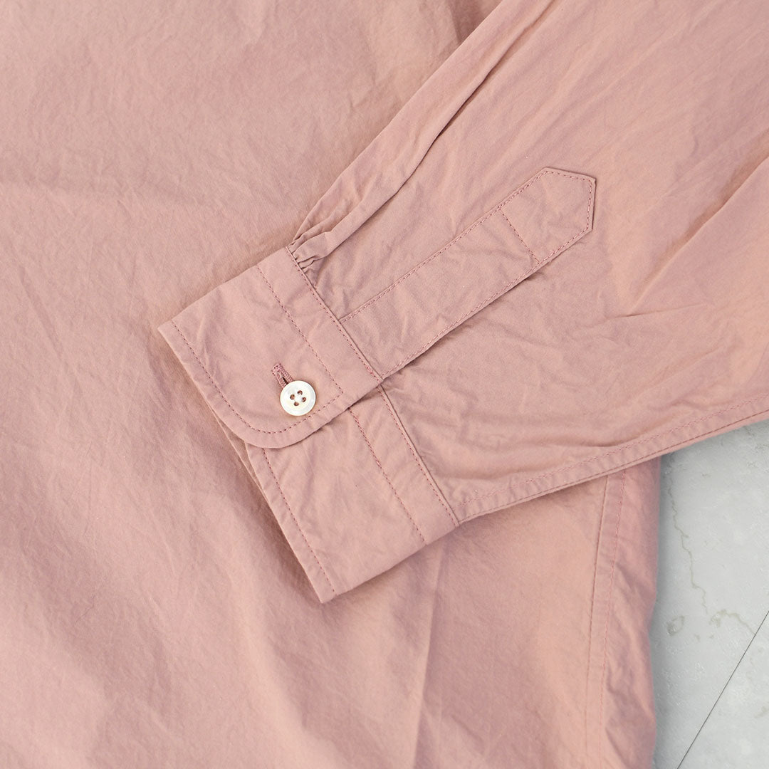 JAMES [ジェームス] Small Collar Big Shirt [JS52301] スモールカラービッグシャツ・ビッグサイズ・オーバーサイズ・ゆったりシルエット・カラーシャツ・シンプル・無地・MEN'S / LADY'S [2026SS]