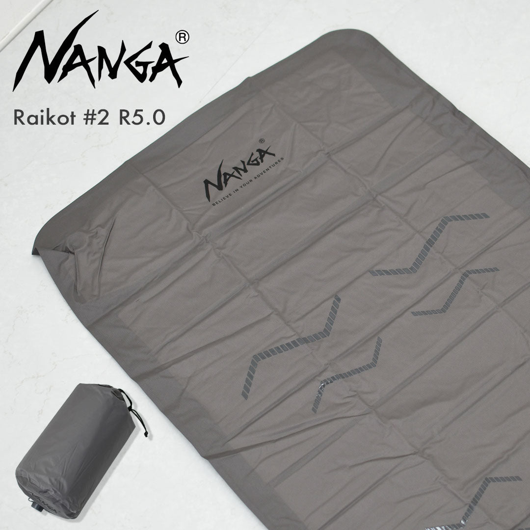 NANGA [ナンガ] Raikot #2 R5.0 [C2543-2E261Z] ライコット #2 R5.0・インフレータブルマット・スリーピングマット・キャンプ・アウトドア・コンパクト・軽量・MEN'S / LADY'S [2026SS]