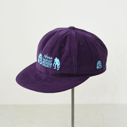 NANGA×TACOMA FUJI RECORDS [ナンガ×タコマフジレコード] BIGFOOT SURVEY PROJECT LOGO CORDUROY CAP [NA2441-3B006] ロゴコーデュロイキャップ [2024AW]