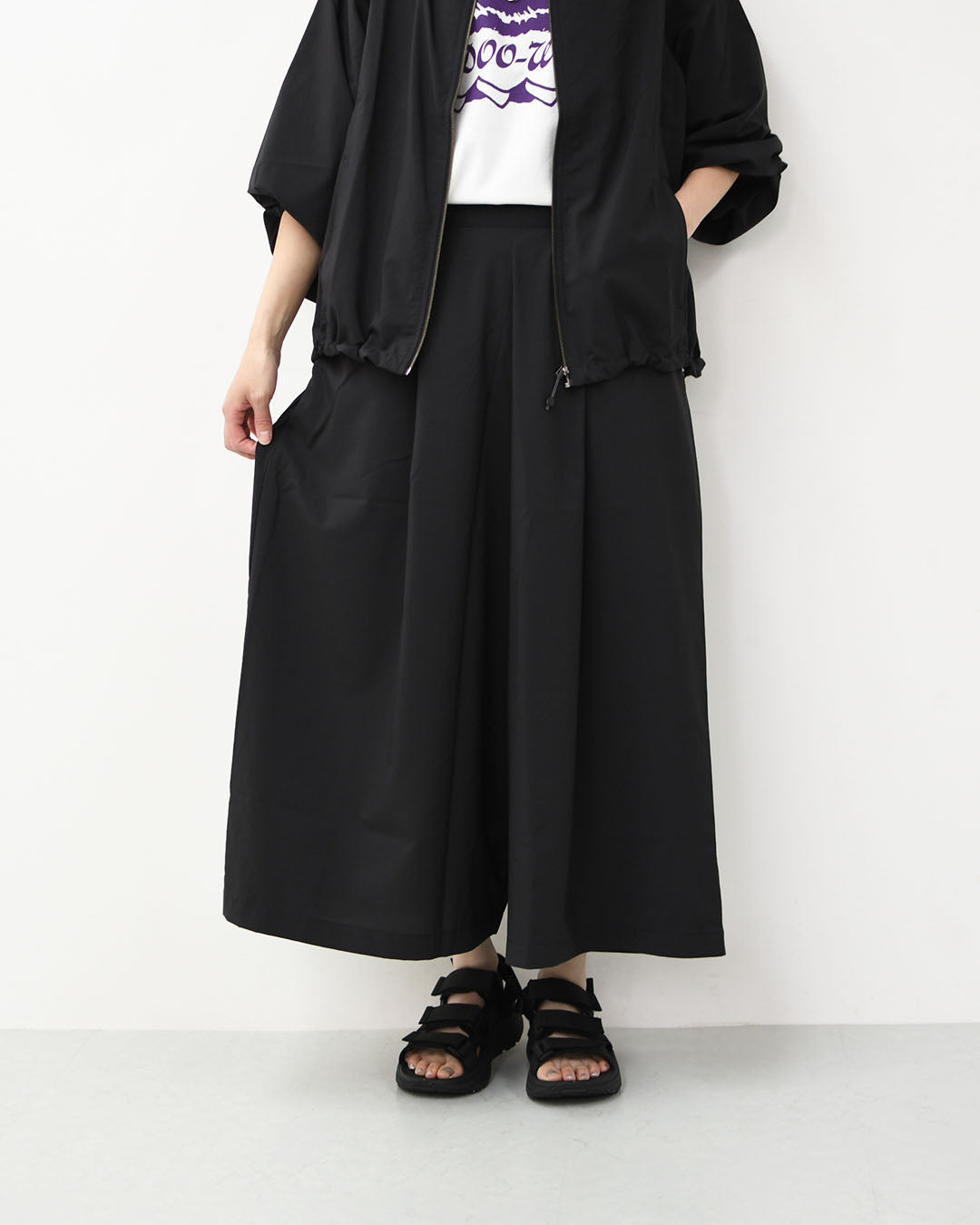 NANGA [ナンガ]EXCURSION WIDE PANTS W [N2501-1D409B]エクスカーション ワイドパンツ　ウィメンズ・ワイドパンツ・UVカット・吸収速乾性・ワイドシルエット・LADY’S [2026SS]
