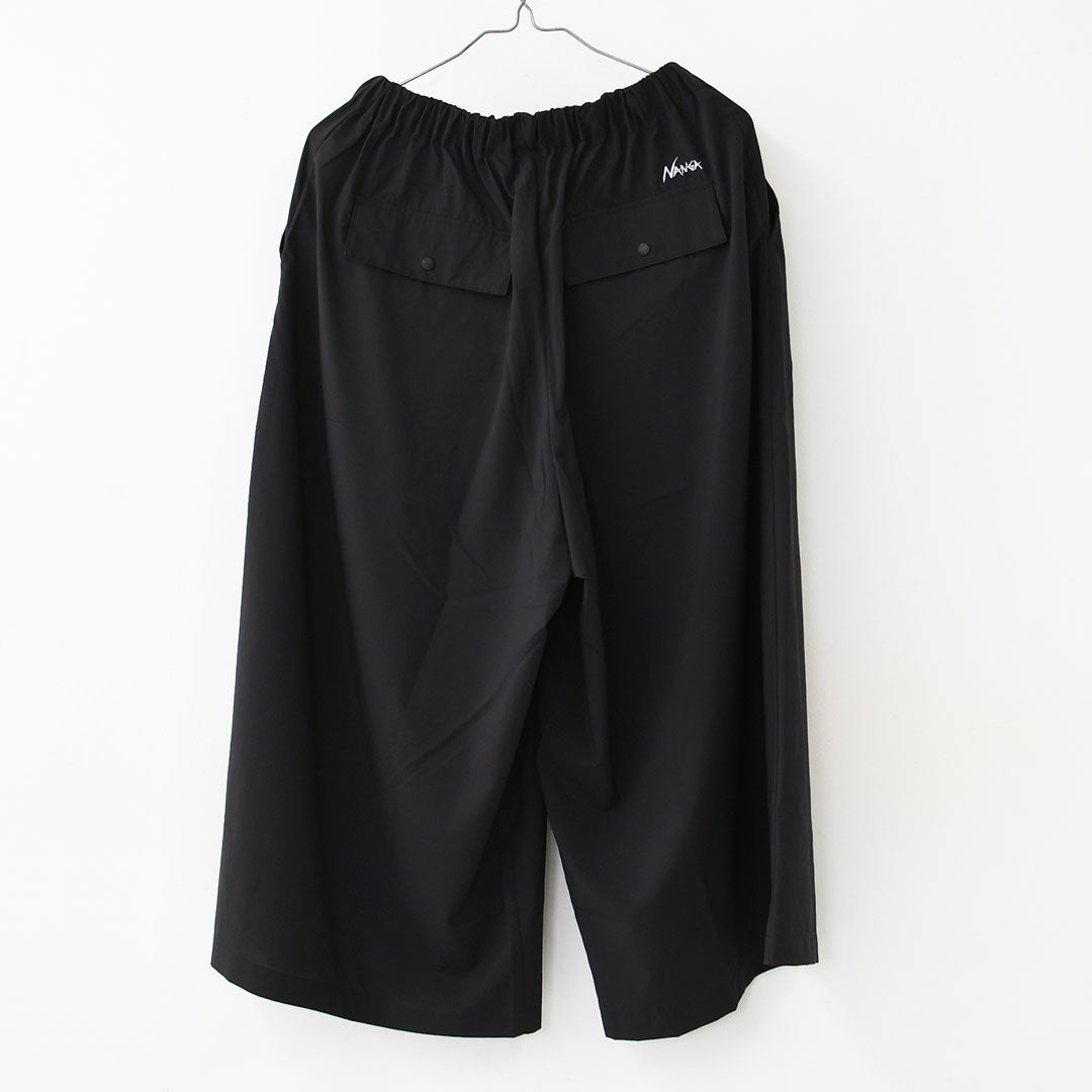 NANGA [ナンガ]EXCURSION WIDE PANTS W [N2501-1D409B]エクスカーション ワイドパンツ　ウィメンズ・ワイドパンツ・UVカット・吸収速乾性・ワイドシルエット・LADY’S [2026SS]