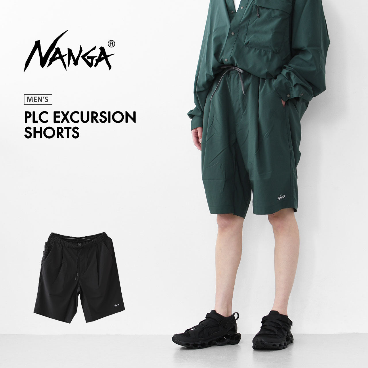 NANGA [ナンガ] PLC EXCURSION SHORTS [N2501-1E406A] PLC エクスカーションショーツ・MEN'S [2025SS]