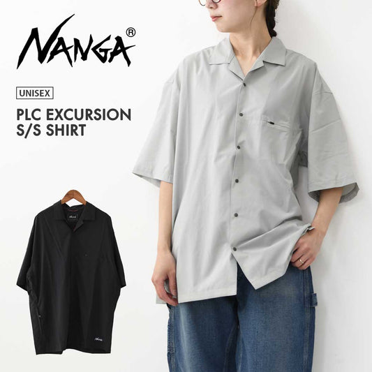 NANGA [ナンガ]PLC EXCURSION S/S SHIRT [N2610-1J120A] PLC エクスカーション ショートスリーブ シャツ・半袖シャツ・軽量・UVカット・パッカブル・旅行・出張・キャンプ・アウトドア・MEN'S/LADY'S [2026SS]