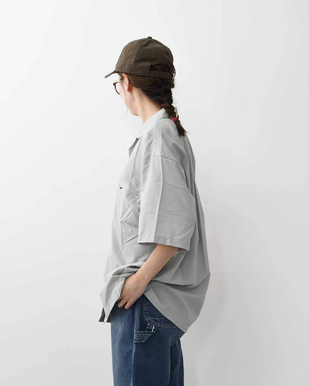 NANGA [ナンガ]PLC EXCURSION S/S SHIRT [N2610-1J120A] PLC エクスカーション ショートスリーブ シャツ・半袖シャツ・軽量・UVカット・パッカブル・旅行・出張・キャンプ・アウトドア・MEN'S/LADY'S [2026SS]