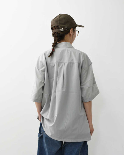 NANGA [ナンガ]PLC EXCURSION S/S SHIRT [N2610-1J120A] PLC エクスカーション ショートスリーブ シャツ・半袖シャツ・軽量・UVカット・パッカブル・旅行・出張・キャンプ・アウトドア・MEN'S/LADY'S [2026SS]